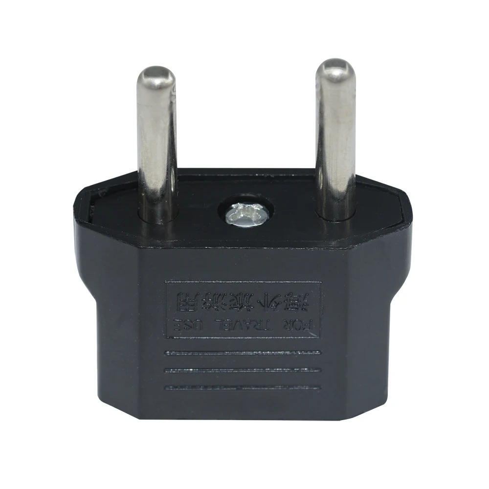 1Pcs US USA to European Euro EU Travel Charger Adapter Plug Outlet Converter European Travel Plug Adapter