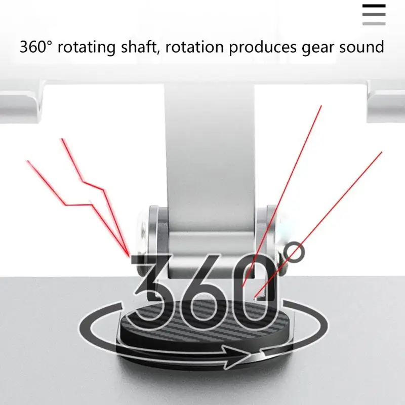 R53C Portable Tablet Stand Foldable Support Base Notebook Stand Bracket 360 Degree Rotatable Tablet Computer Cooling Bracket