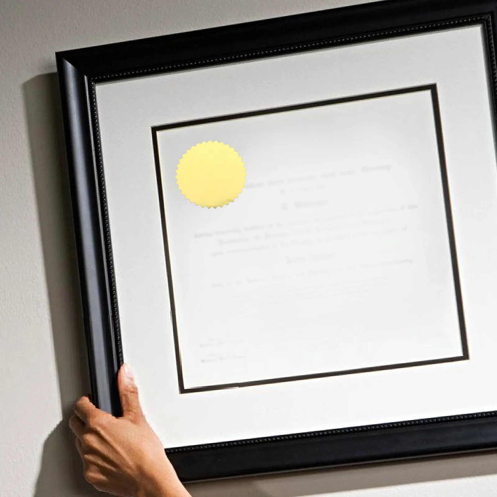 

Paper Embossed Certificate Seals Diploma Medal Stickers for Graduation Certificates Stock Authorizations Employment