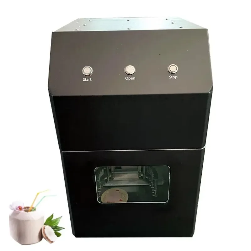 Commercial Automatic Stainless Steel High Efficiency Coconut Opener Machine For Green Young Coconuts 550W 15-20s/piece