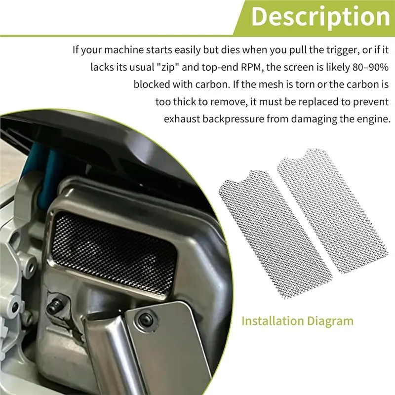 AAAN-4144 141 9000 Spark Arrestor Screen With For FS 56 RC For FS40 FS56 FS50 FS70 FC56 FC70 HT56 KM56 Trimmer