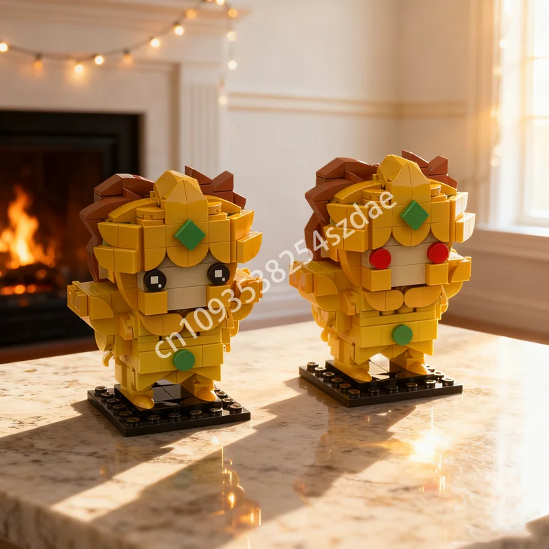 

264 шт. MOC Leo No Aiolia Brickheadzed модель строительные блоки архитектура сборка DIY креативная игрушка кирпич Рождественский подарок на день рождения