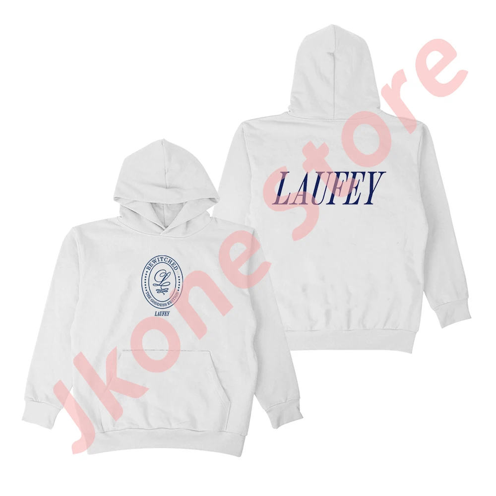 Laufey Emblem Hoodies Bewitched The Goddess Tour Merch Long Sleeve Unisex Fashion Casual Sweatshirts Top