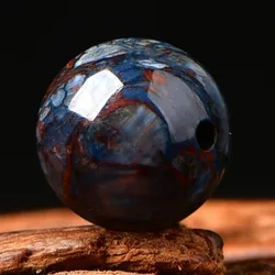 5A Natural Peter Stone Hawkeye Stone Storm Stone Single Bead DIY Beads Jewelry Making