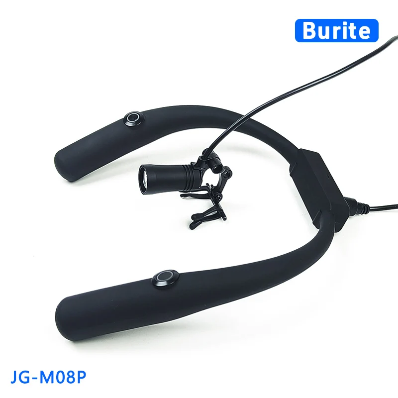 Burite 3W phare cou suspendu phare avec filtre chirurgeon chirurgical Loupes laboratoire utilisation ceinture Clip Style phares