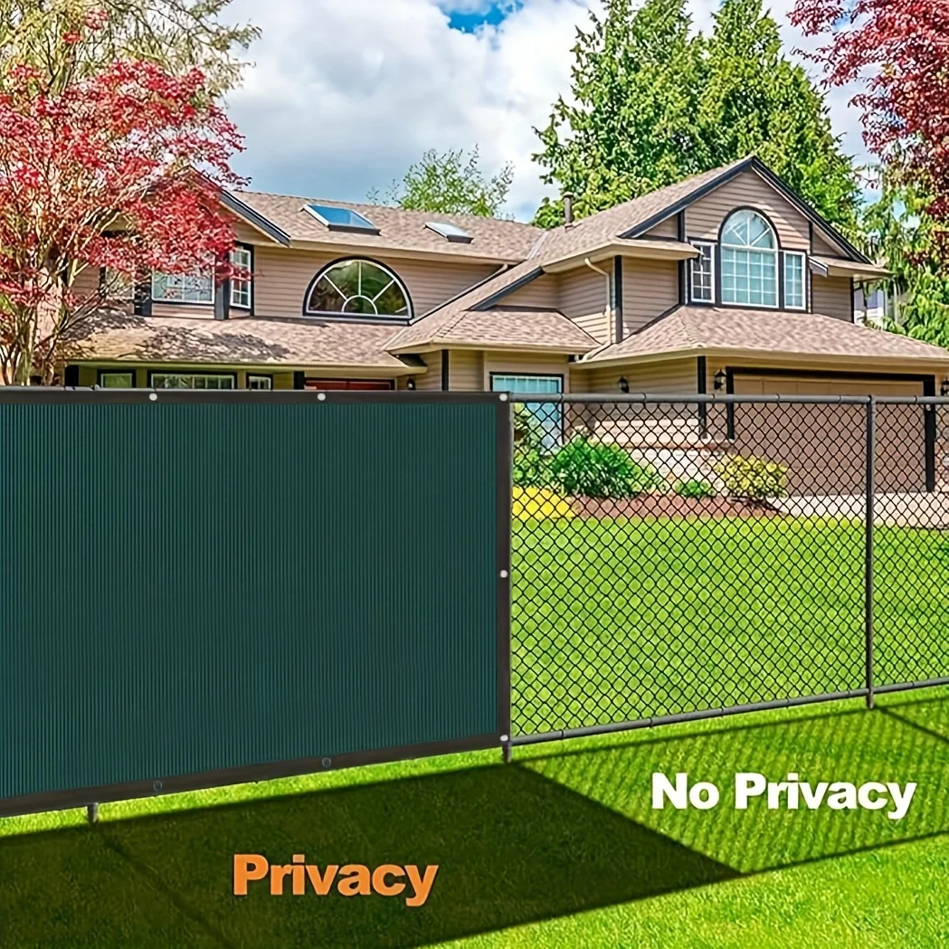 【شبكة تظليل الحديقة】هذا شبكة الظل، تتميز بتصميم منسوج بكثافة ومعزز بخياطة مزدوجة الخيط، مزودة بـ