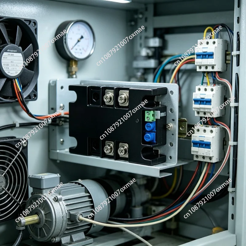 SSR-40WA-R1 Single Phase Motor Soft Starter 220V 1KW-8KW, Online Soft Start Controller for Fan and Water Pump Motor
