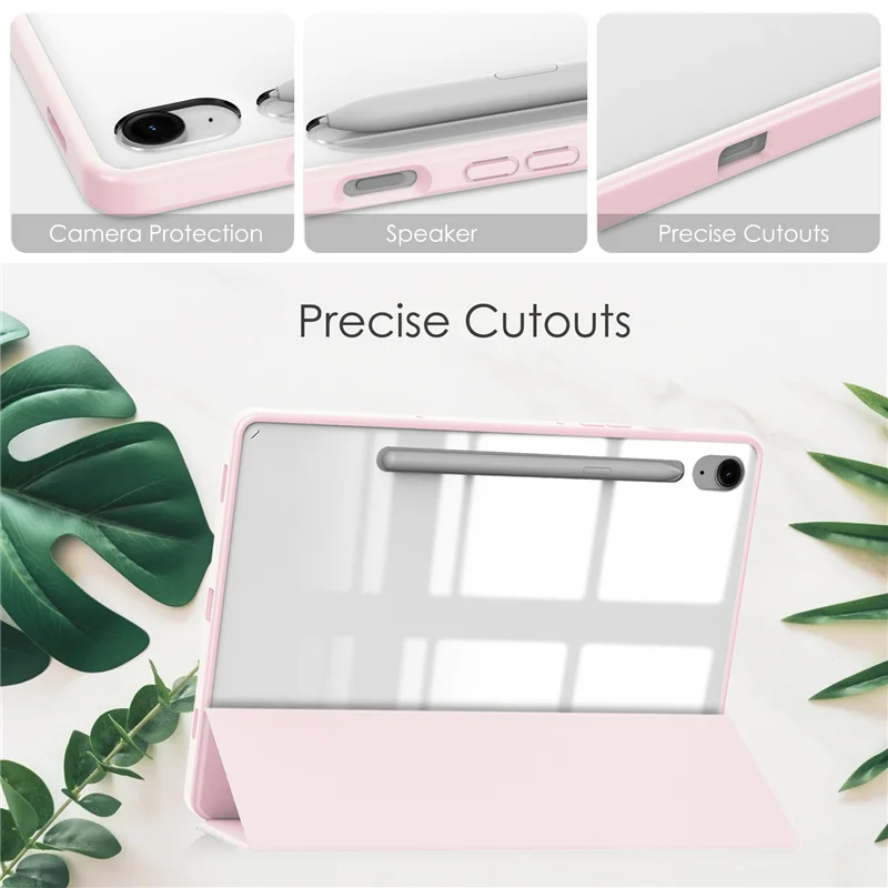 For Samsung Galaxy Tab S9 FE+ Case 10.9 12.4 inch 2023 Clear Hard PC Soft Back For Funda Tab A9 S9 FE Plus 12 4 S9 Tablet Cover