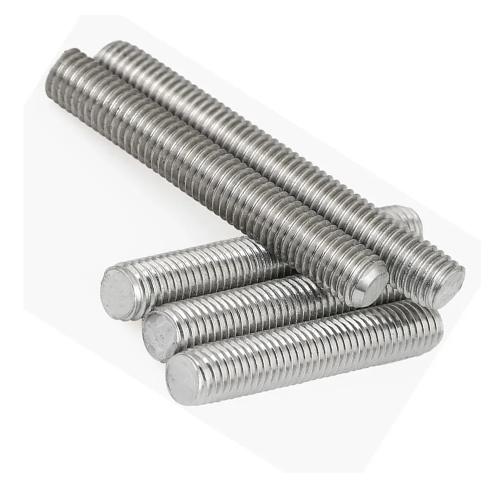 M6 (1Pcs) 400mm 100PCS 304 Stainless Steel Full Thread Bar