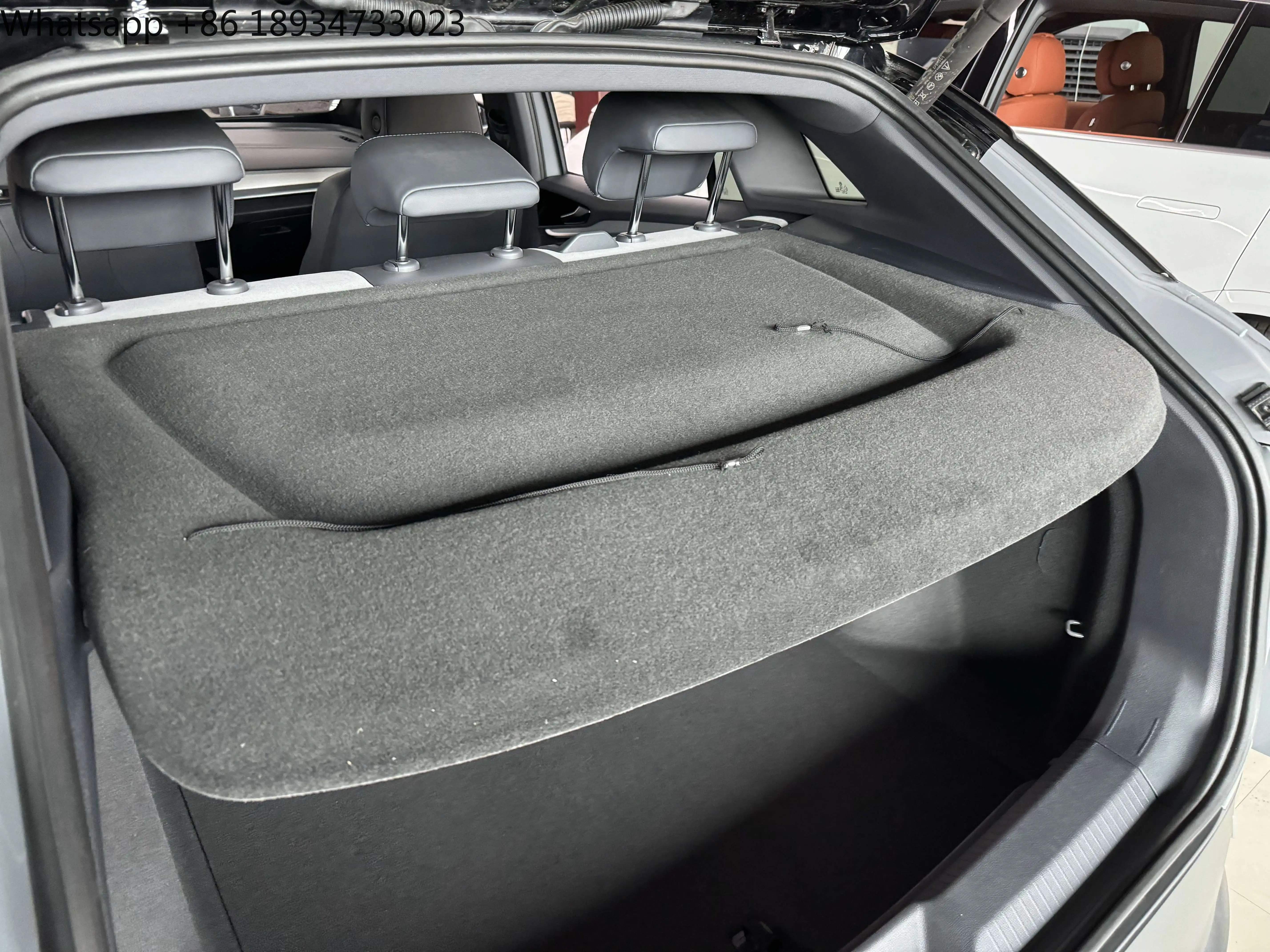 جديد وصول قطع غيار السيارات الخلفي حمولة حقيبة السيارة غطاء واقي أحذية بلاستيك غطاء الطرود الرف لشركة فولكس فاجن ID.4 ID4 2021-2024 11A867769 87A الأصلي #4