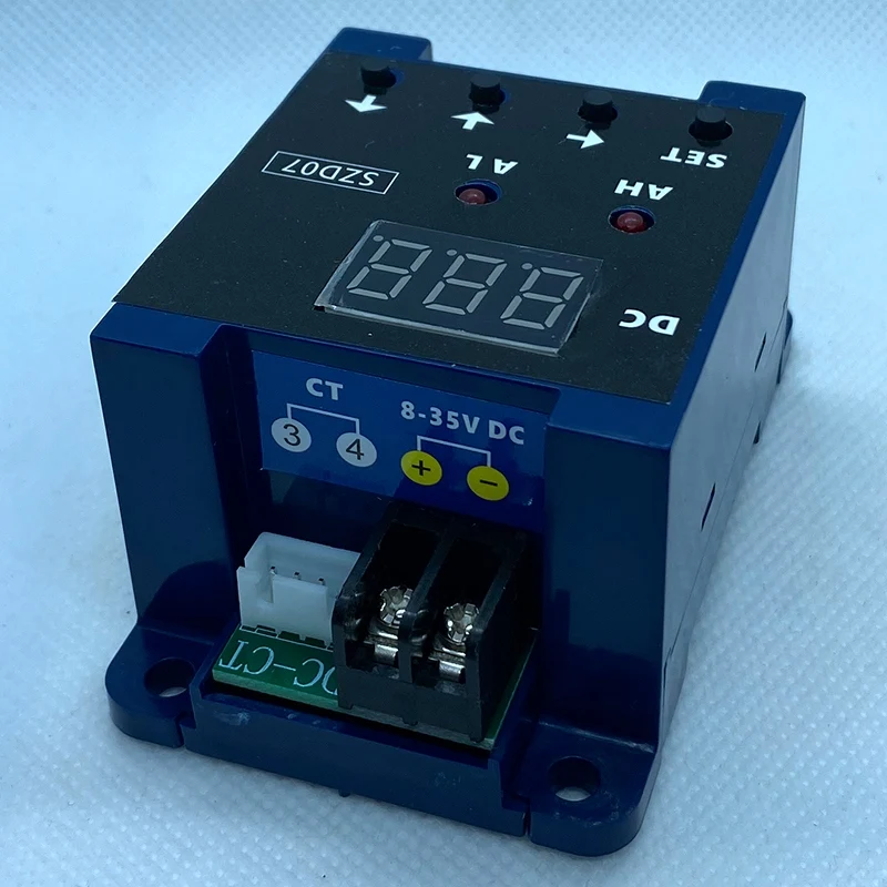 SZC06 AC amperometro digitale intervallo di misura limite inferiore superiore allarme relè di ritardo rileva AC110-220V 100A