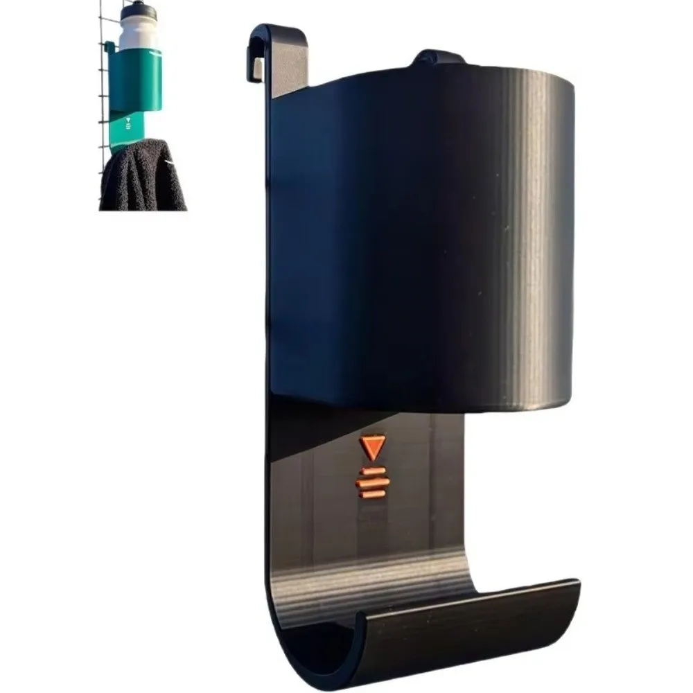 

3D Printed Paddle Tennis Towel Rack Multi-functional Portable Water Bottle Holder Durable Towel Storage Holder Player Accessory