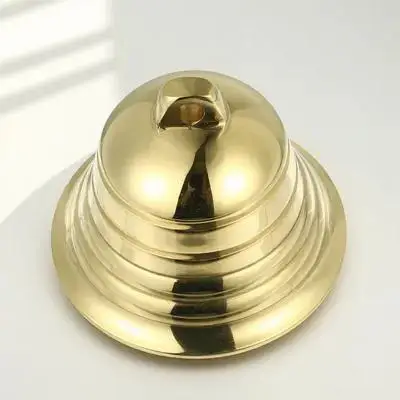 Copper Bell Hanging Ornaments Set of 2 Golden Vintage Bells for Room Decor DIY Gifts Retro Door Bell Pendant Crafts