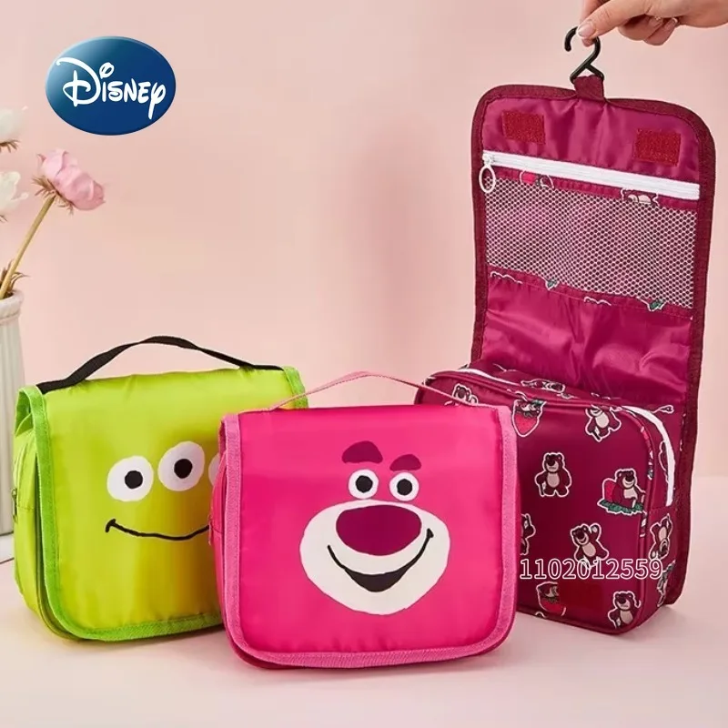 Disney New Cosmetic Bag Luxury Brand Original Portable Travel Cosmetic Bag Large Capacity Multi-functional Storage Toiletry Bag