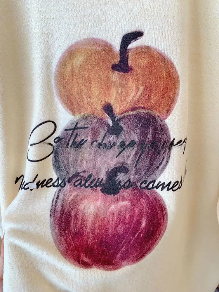 เสื้อยืดพิมพ์ลายพิเศษ ไซส์ใหญ่ 300 นิ้ว แขนยาว ทรงหลวม สไตล์ลำลอง สำหรับผู้หญิงอ้วน แฟชั่นทันสมัย