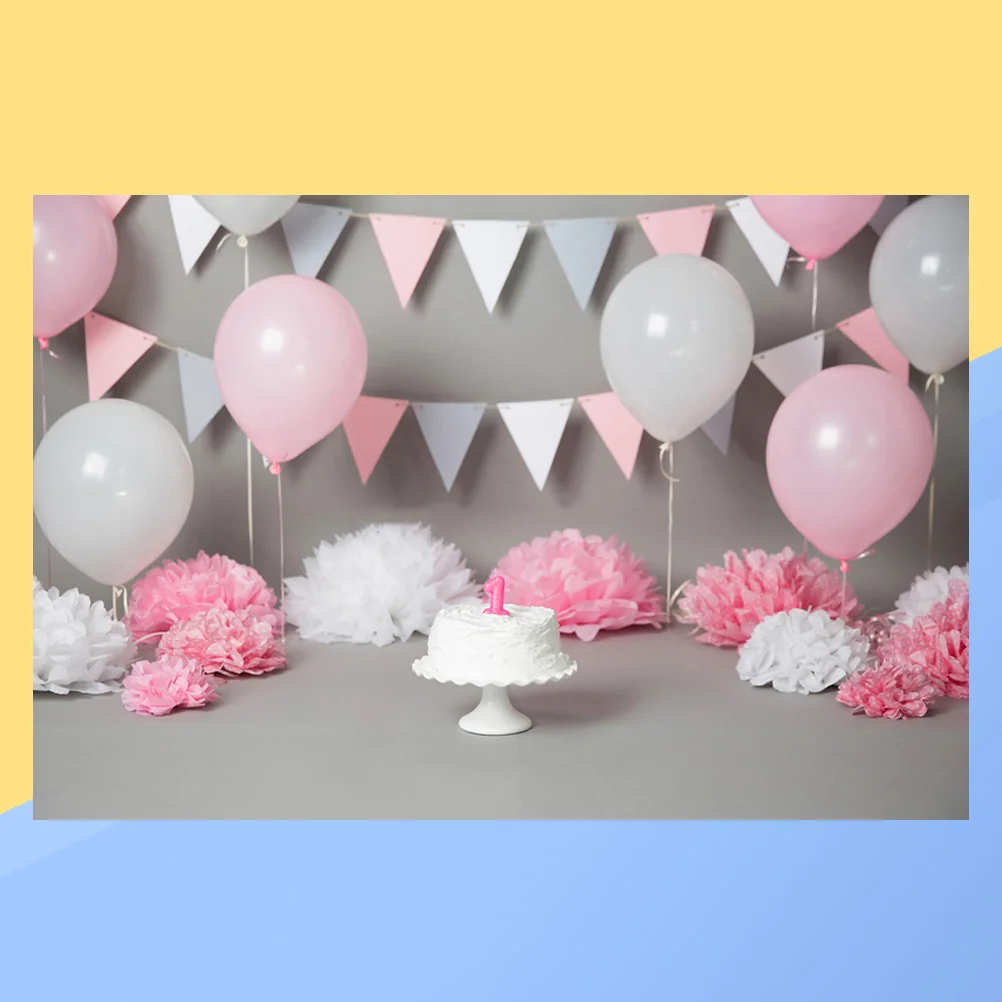 

Background Cloth 1st Birthday Photo Backdrop Kids Cartoon Wall Photography Studio Seamless Premium