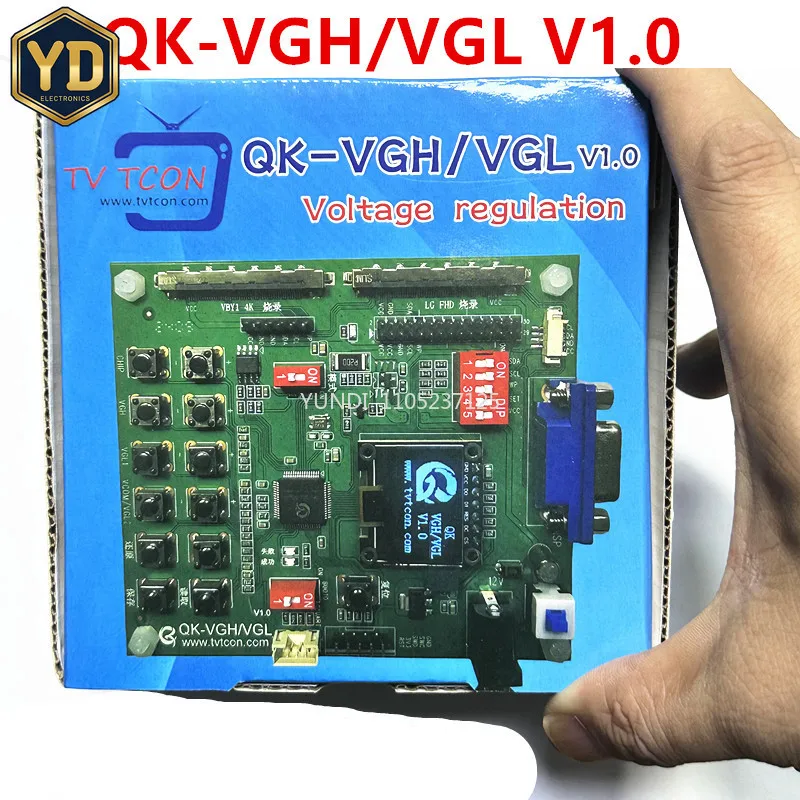 YD All series of logic boards TCON multi in one motherboard VGL/VGH/VCOM voltage adjustment broken Y repair adjustment