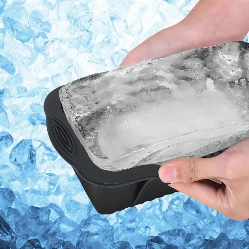 1/3/5PCS Silicone Ice Cube Mold Large Ice Tray Fast Freezing Reusable Ice Bucket Block Maker Oversized