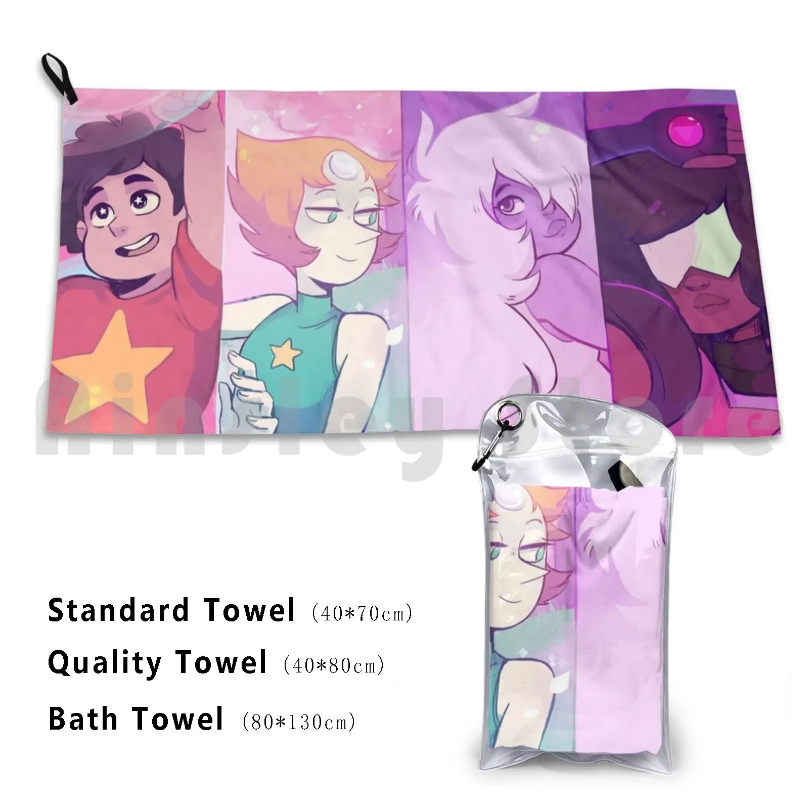 

Towel Gem Power 3314 Steven Universe Stevenuniverse Pearl Garnet Amethyst