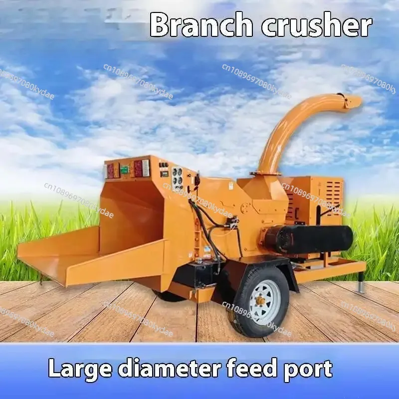 800 Orchard Fruit And Diesel Mobile Grape Vine Wood Fully Automatic Branch Grinder Factory Specific 2025