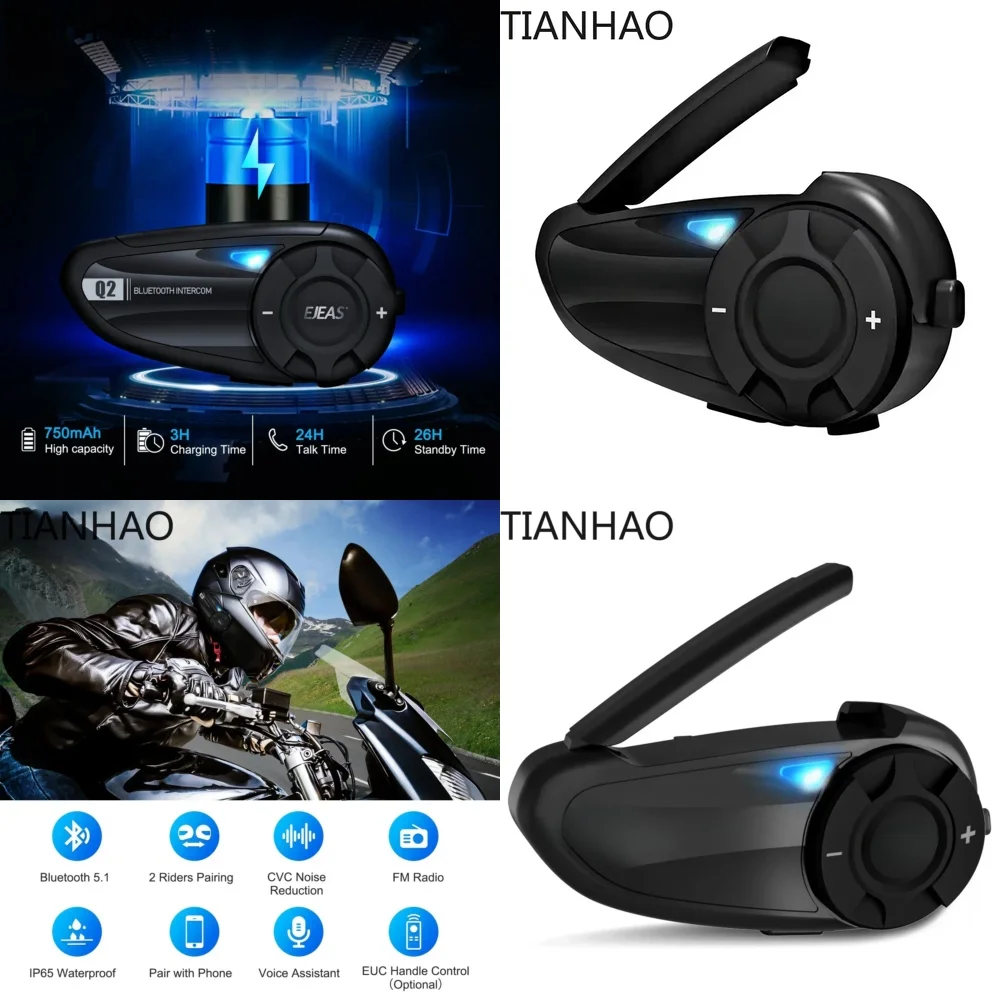 Moto Accessories Waterproof Wireless Motorcycle Helmet Intercom