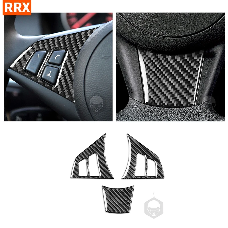 

For BMW 5 Series E60 2004 2005 2006 2007 instrumentation Button Chin Panel Frame Sticker Carbon Fiber Car Interior Accessories