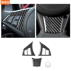 For BMW 5 Series E60 2004 2005 2006 2007 instrumentation Button Chin Panel Frame Sticker Carbon Fiber Car Interior Accessories