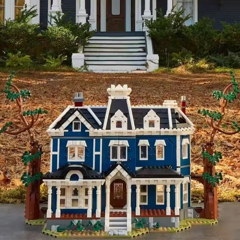 

in stock Ideas Science TV Series Stranger Event Creel House Sets City Architecture Builing Blocks Kid Toys Gift