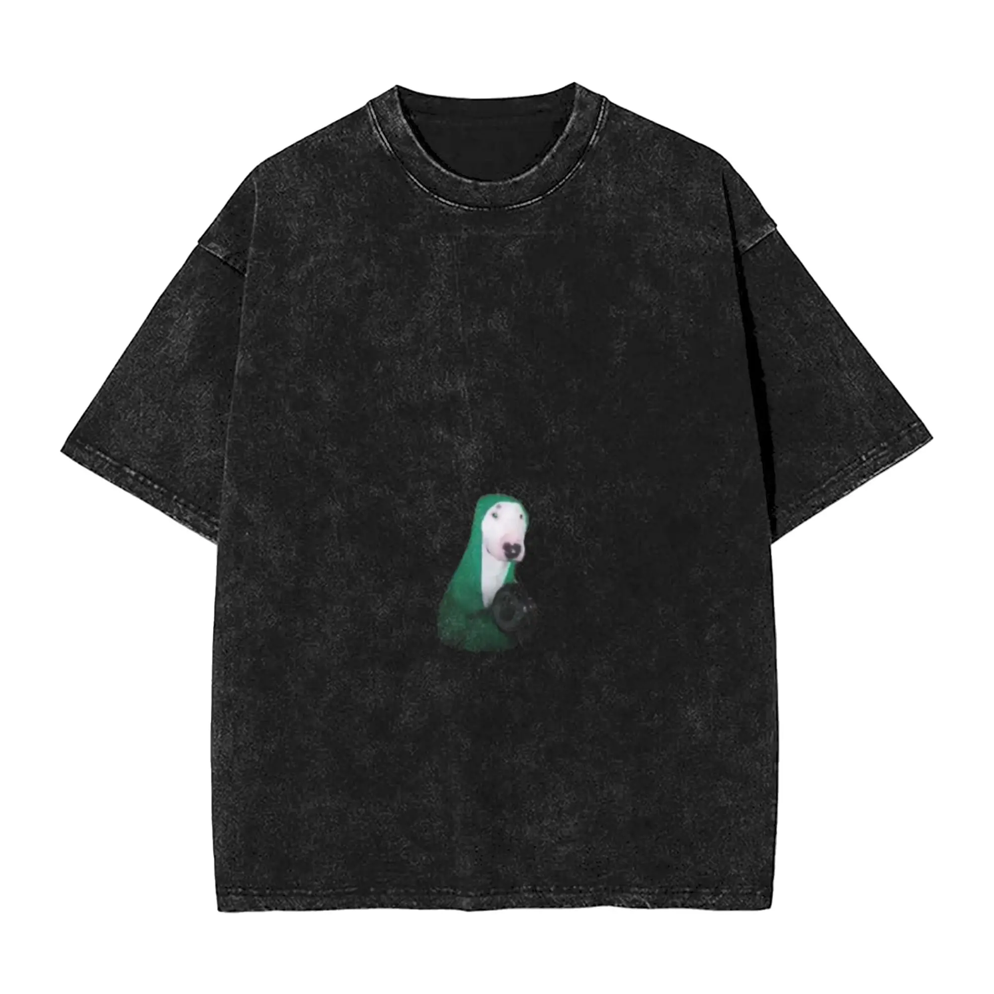 Walter Dog Hitting Pan Meme Classic Comfort A Washed T Shirt Men's Women's Oversized Cotton Tees Tops