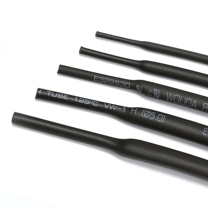 Schrumpfschlauch Schwarz 1mm 2mm 3mm 4mm 5mm 6mm 8mm 10mm 12mm 15mm 16mm 18mm 20mm 25mm 28mm 30mm Wickeldraht 2:1