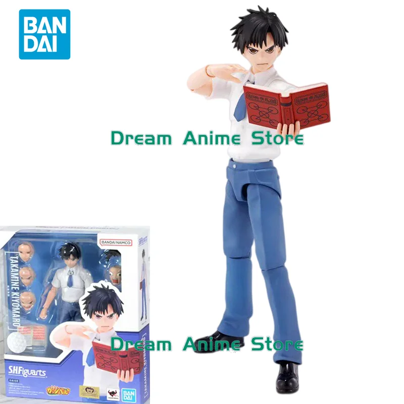 

Bandai Original Konjiki No Gash!! Anime Figure SHF Takamine Kiyomaro Action Figure Toys for Kids Gift Collectible Model