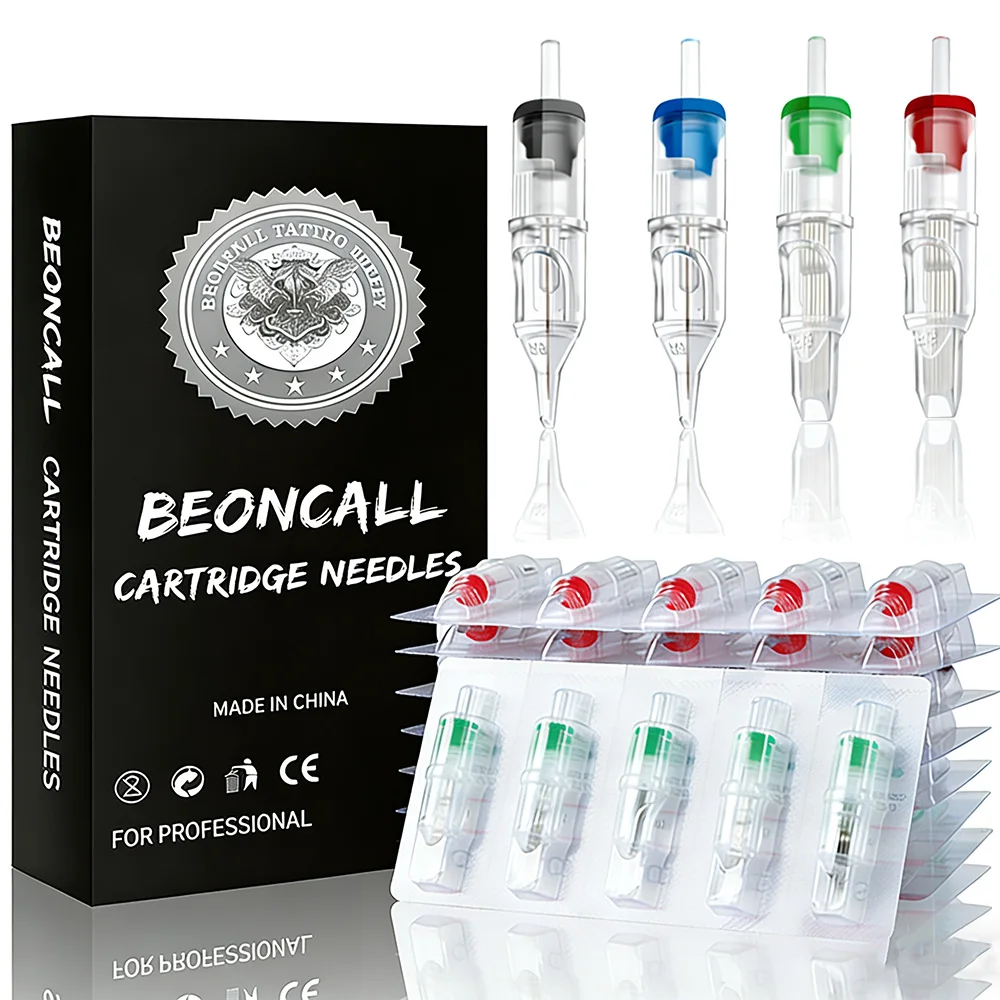 

20/10pcs Tattoo Cartridge Needles RL/RS/RM/M1 Individual Package Stainless Steel Safety Tattoo Needles for Cartridge Tattoo Pen