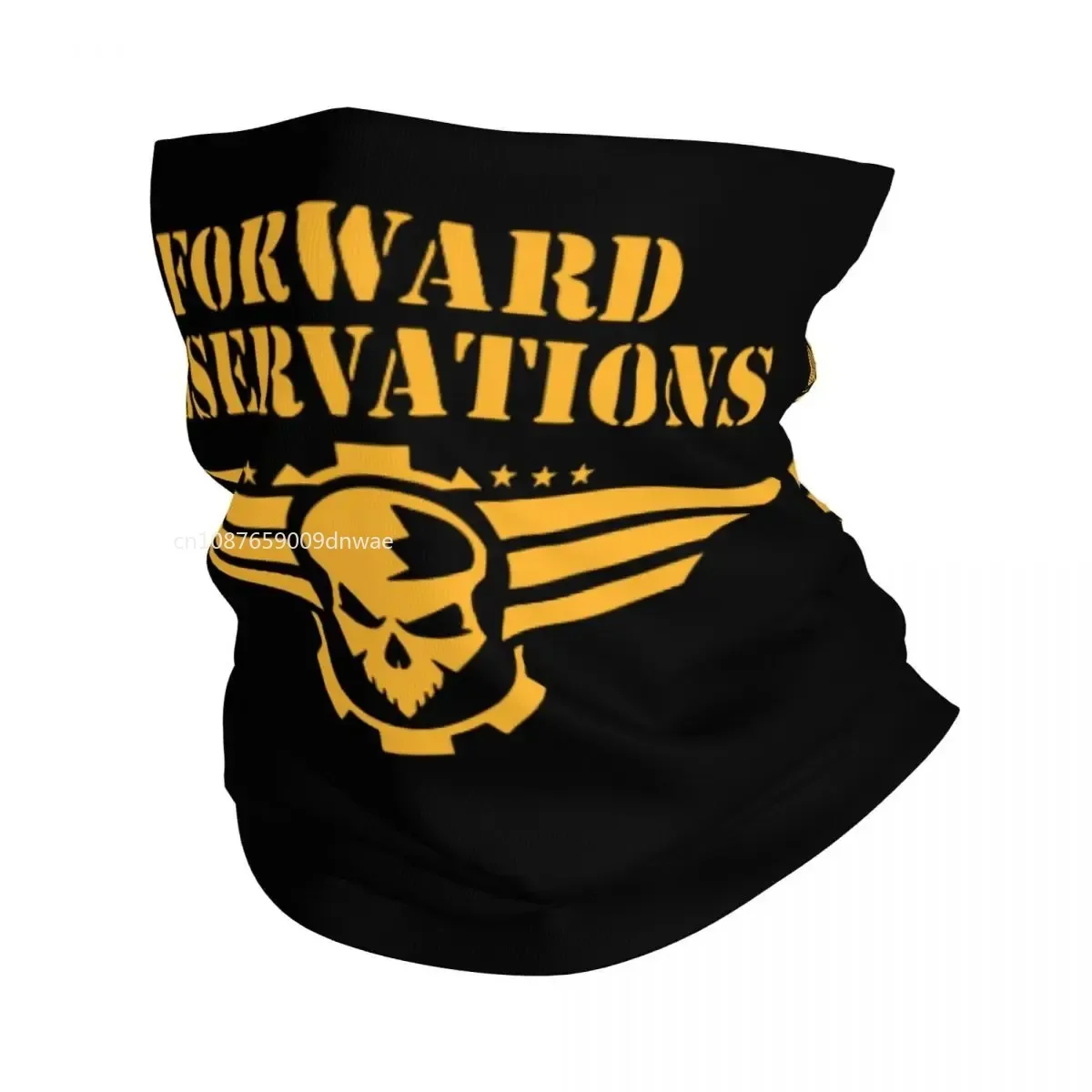 Mich Team Forward Observations Group Fog Bandana Neck, GaClaPrint Balaclavas, Magic planchers f, Warm Sauna Wear, Hiking Adult, Respirant