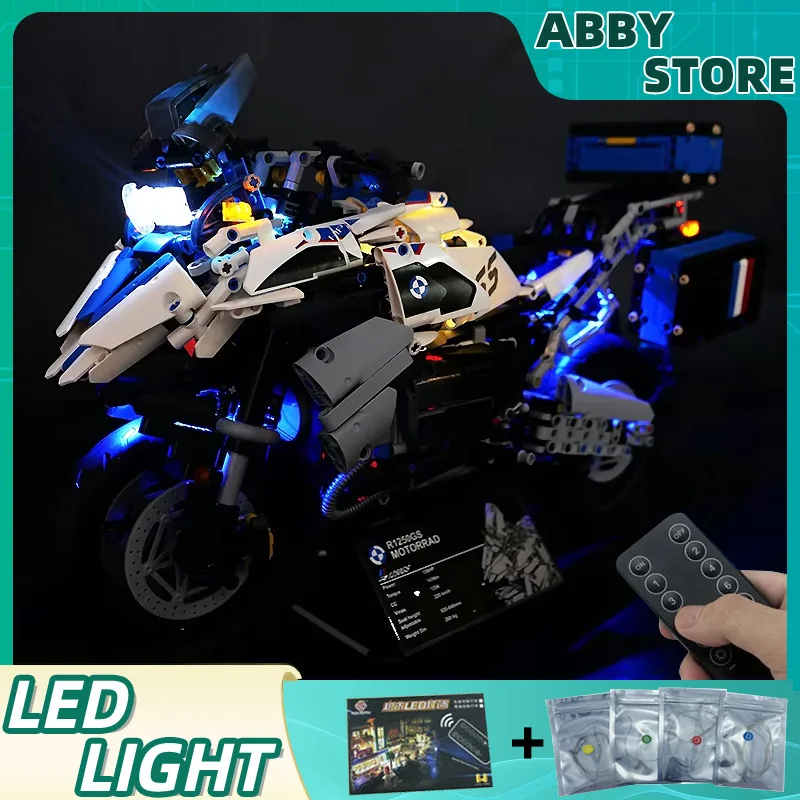 DIY RC LED Light Kit For LEGO T4022 R1250 GS motorcycle   (Only LED Light,Without Blocks Model)