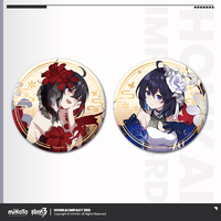 2024 Anime Honkai: Star Rail Seele Other Shore Twin Ink Dyeing Jinghua Tinplate Badge Set Brooch Button Baji MiHoYo Cartoon Gift