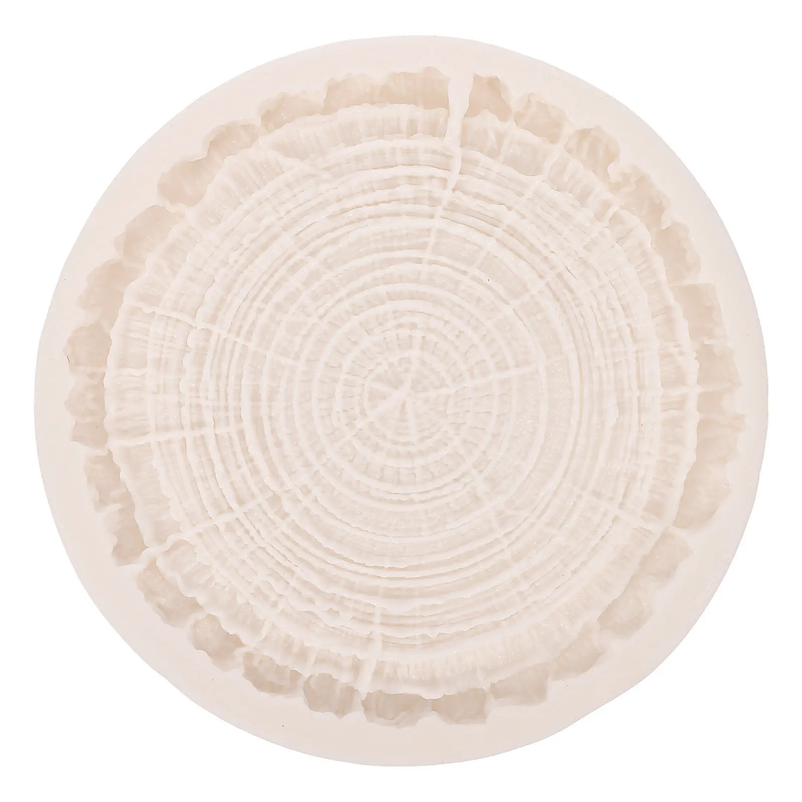Tree Stump Shaped Silicone Mold for Baking Chocolate Resin Clay Candles Mousse Fondant Forest Theme Decorations Wood Texture