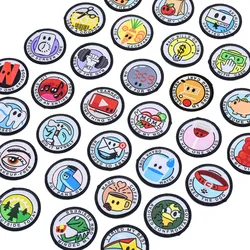 Emblem Clothing Accessories Badge Sticker Embroidered Embroidery Sticker Iron-on Patches