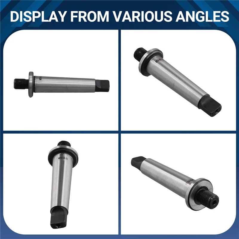 Retail 2Mt Shank To 1/2 Inch -20 Threaded Drill Chuck Arbor Hardened Morse Taper Mt2 Adapter