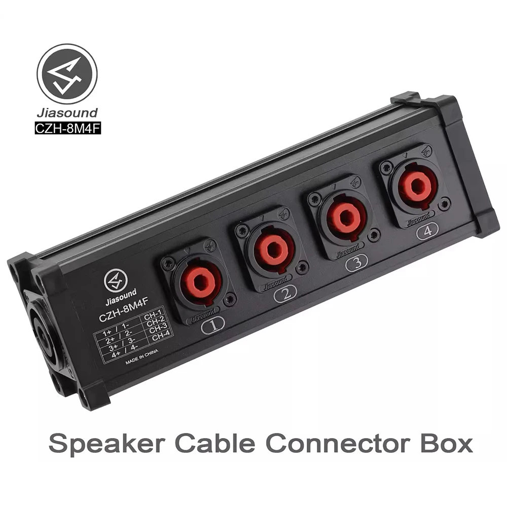 4Channel Professional line array speaker socket socket connector 8 core to 4 router converter adapter adapter connection cable