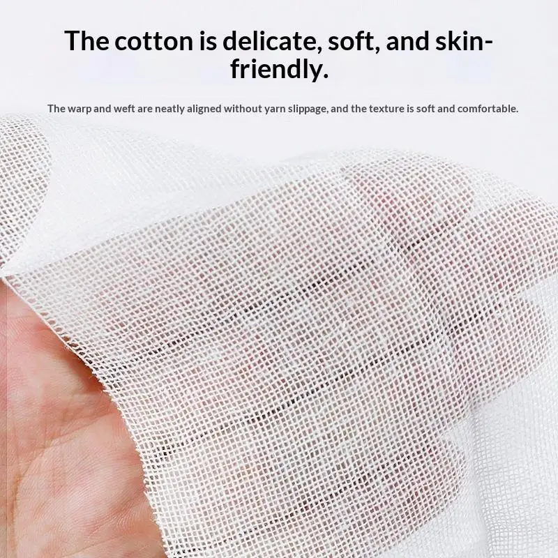 100pcs Sterile  Gauze Block Hemostatic Wound Dressing Sterile  Gauze Pad Wound Care Supplies