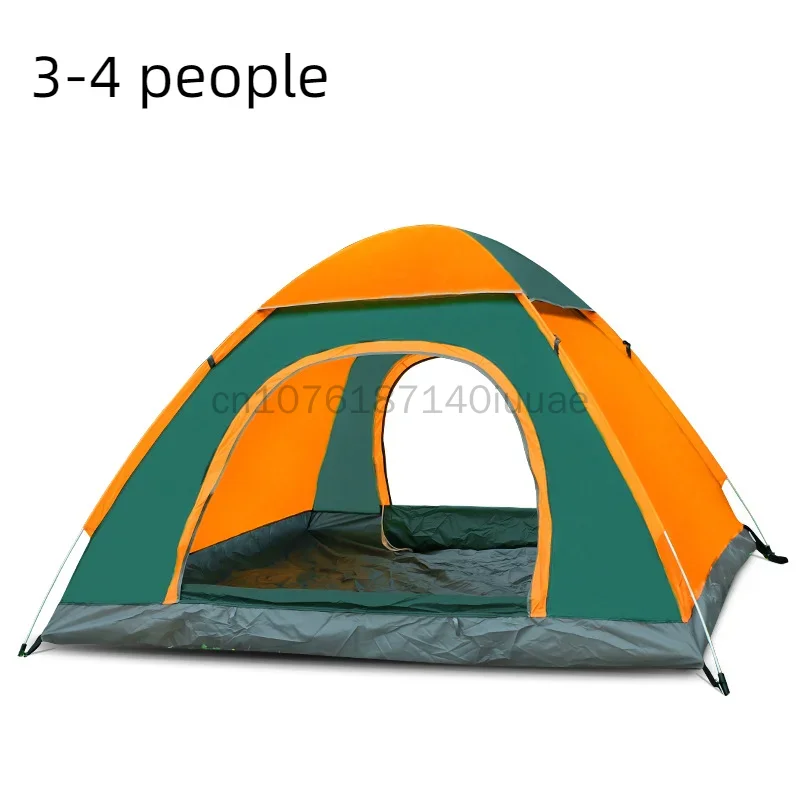 Imagem -06 - Totalmente Automático Folding Camping Tent Abertura Rápida Simples Luz Tent Mochila ao ar Livre Camping Família 34 Pessoa Praia