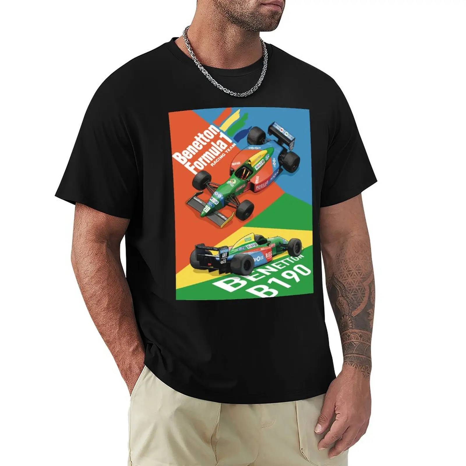 

Benetton f1 1990 T-Shirt new gifts and t-shirts Funny t-shirt boys animal print mens graphic t-shirts pack