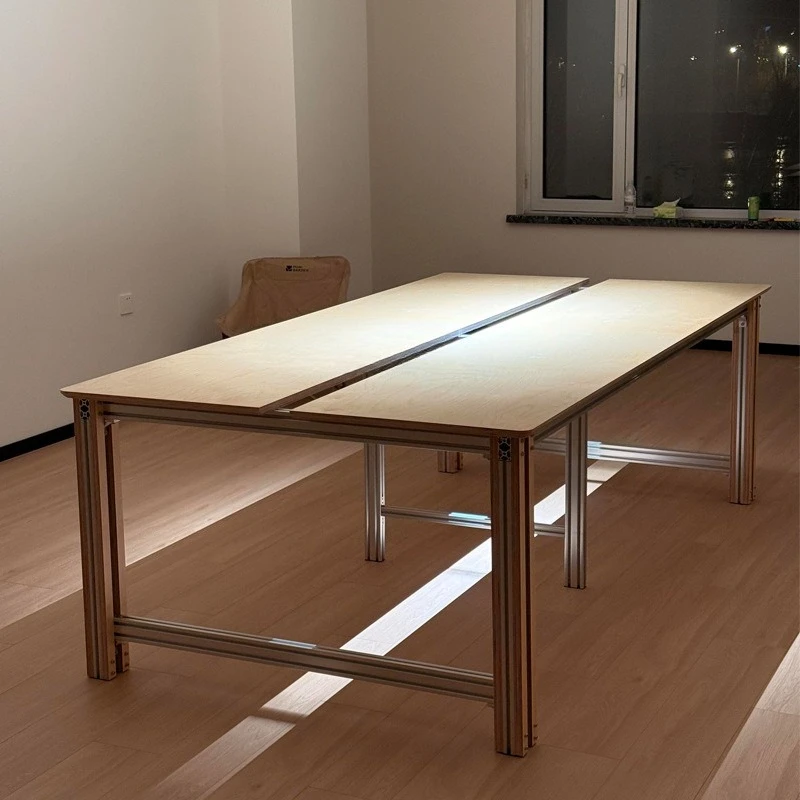 

Aluminum Profile Birch Ocean Board Desk Computer Desk