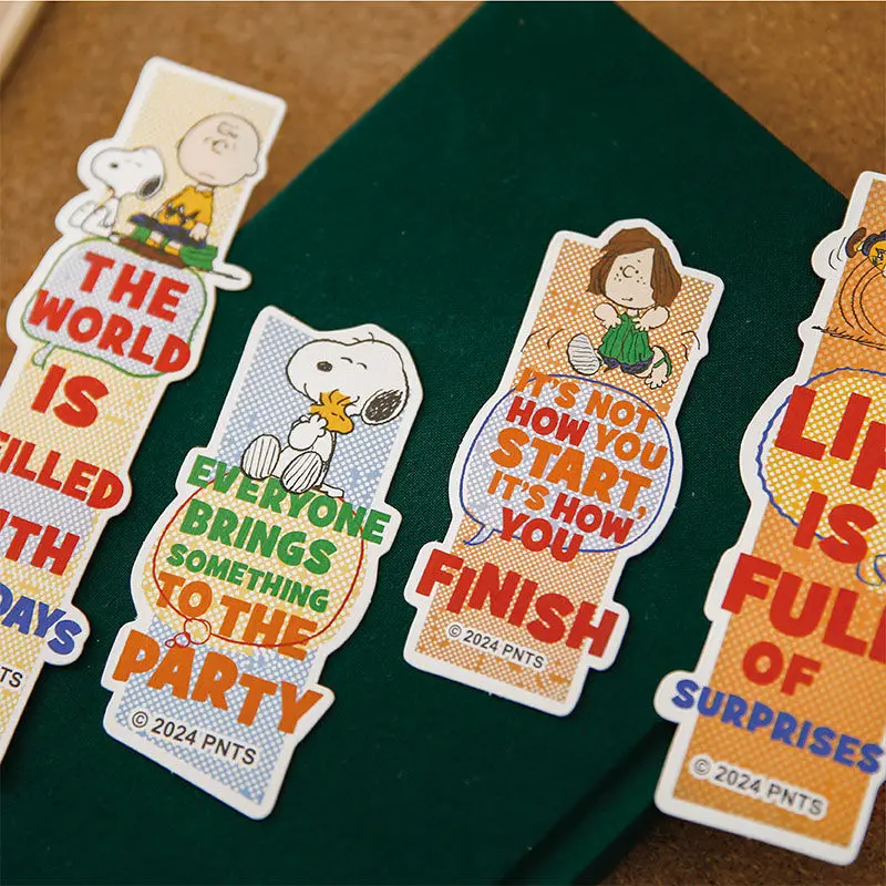 Snoopy animation peripheral cartoon cute special-shaped bookmark creative kawaii paper note stationery student gift wholesale