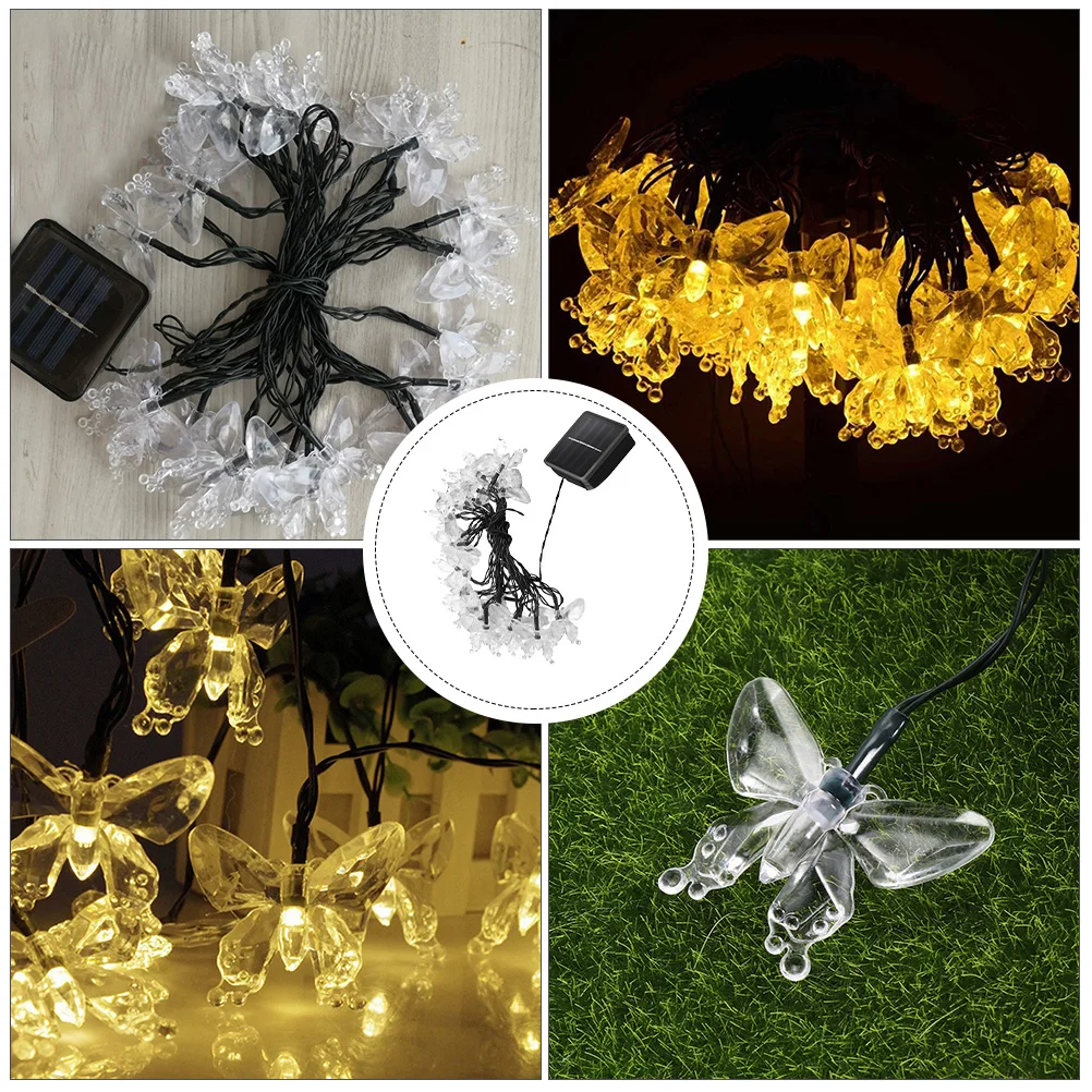 

LED Decorative Light String Plastic Reusable Eco Friendly Durable Long Term Use Easy Install Portable Garden Park Yard Party