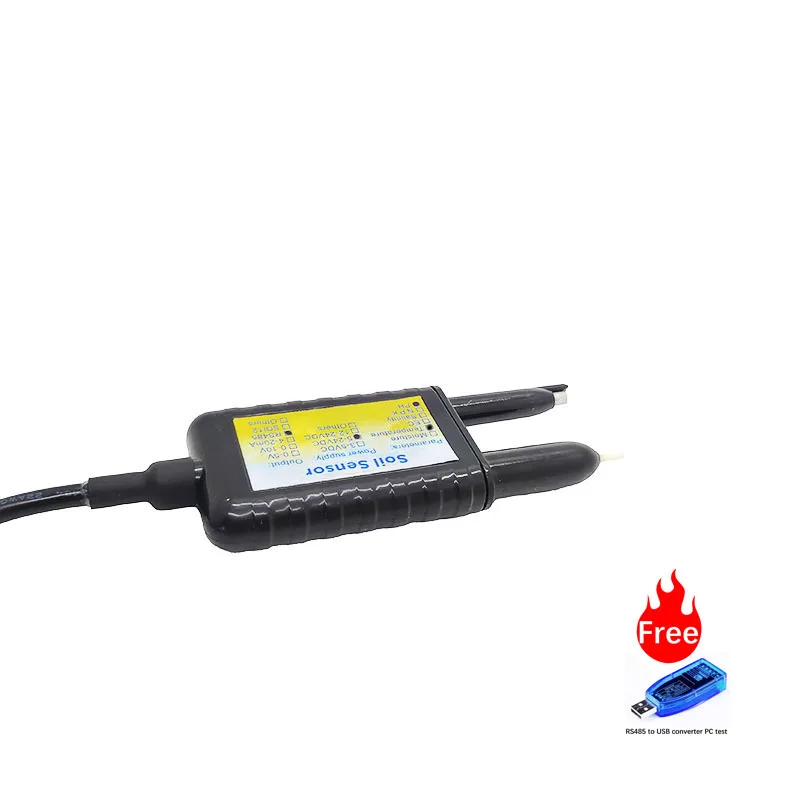 WIRELESS IOT SOIL MEASURING INSTRUMENT MODBUS 4-20MA 0-5V RS485 AGCL REFERENCE PROBE SOIL PH SENSOR