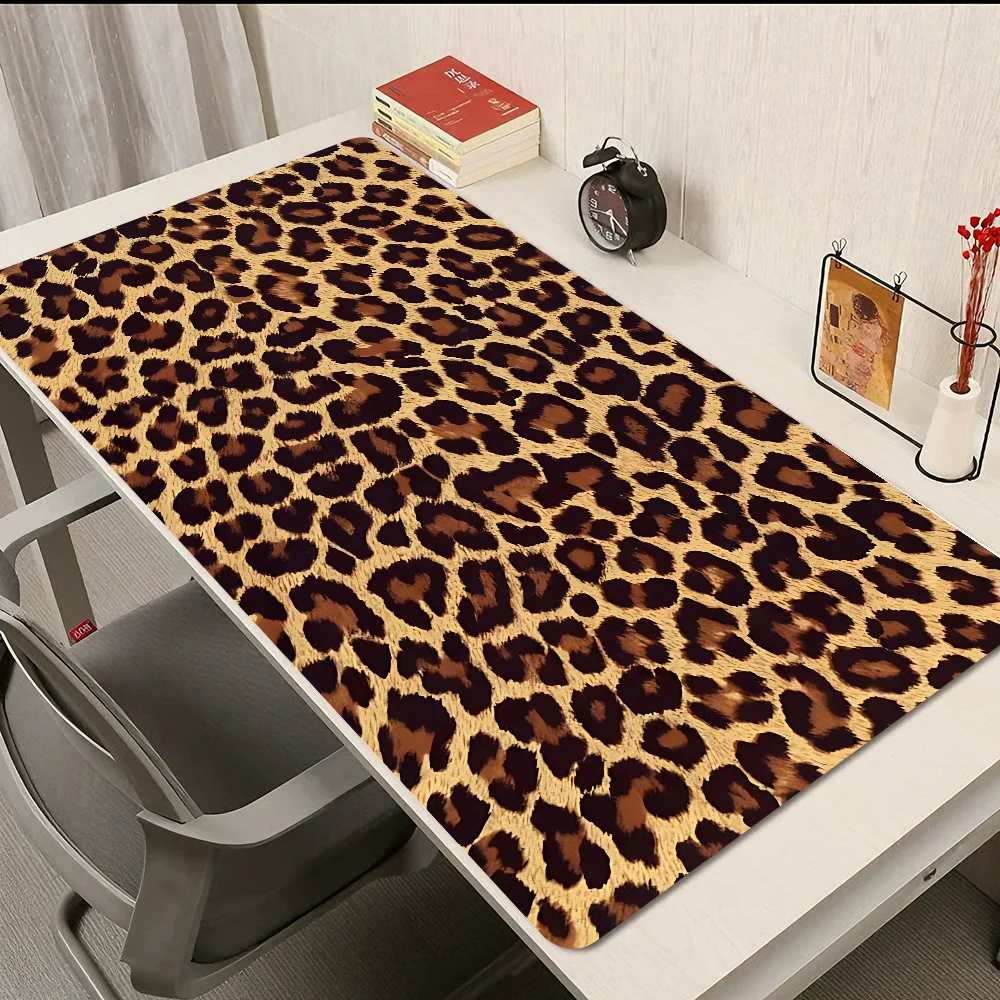 Tiger Leopard Print Panther Mousepad New Arrivals Large Gaming Mousepad L XL XXL Gamer Mouse Pad Size For Keyboards Mat