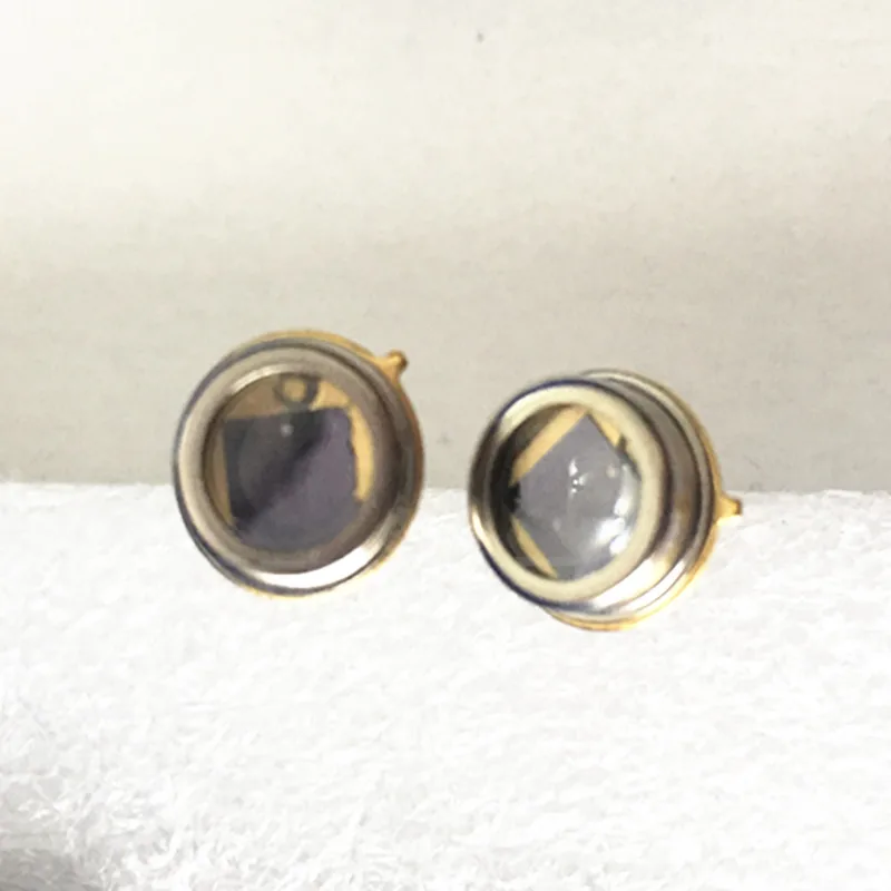

High quality, silicon photocell 6 * 6MM round gold sealed diode PIN photoelectric receiver, near infrared detector