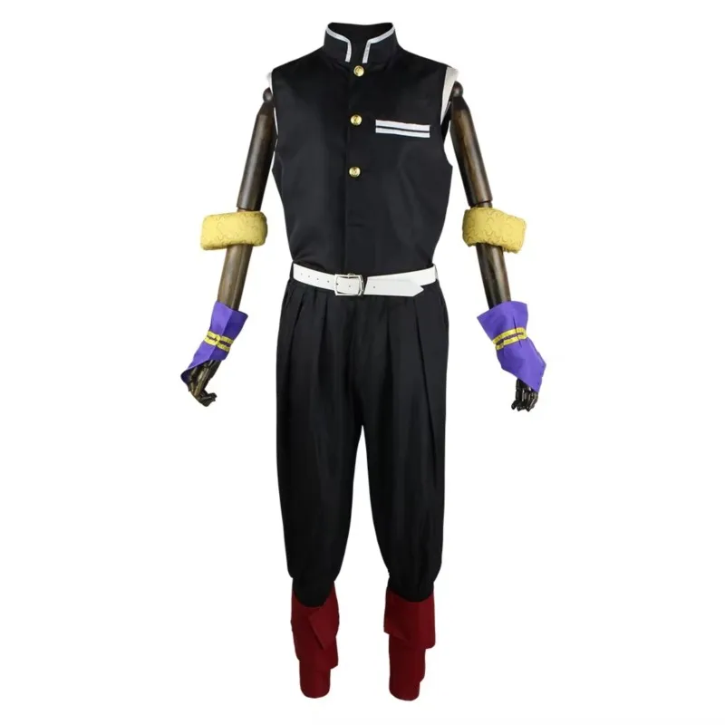 Demoon Slayeer anime cosplay Uzui Tengen Costume Wig Uniform Wig Dem-on Annihilation Blade Sound Pillar Halloween Outfit