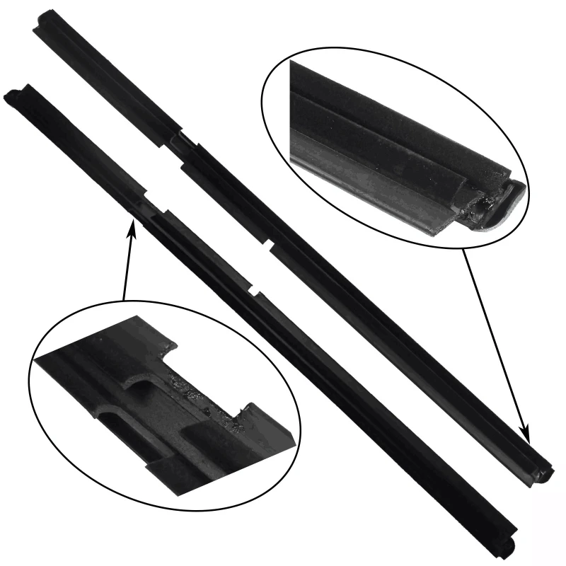 4pcs Front Rear Window Trim Sealing Strips Rubber Seals For Jeep Grand Cherokee II WJ WG 1998-2005 Glass Exterior Waterproof